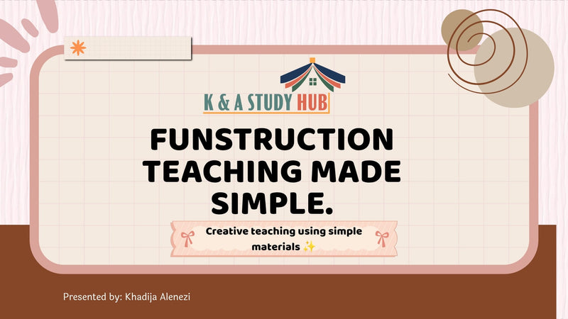 Load image into Gallery viewer, (دورة مُسجّلة) Funstruction: Teaching made simple! التعليم بطريقة ممتعة وسهلة