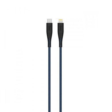 Flex USB C to Lightning Cable 1.5Mtr-White/Dark Blue