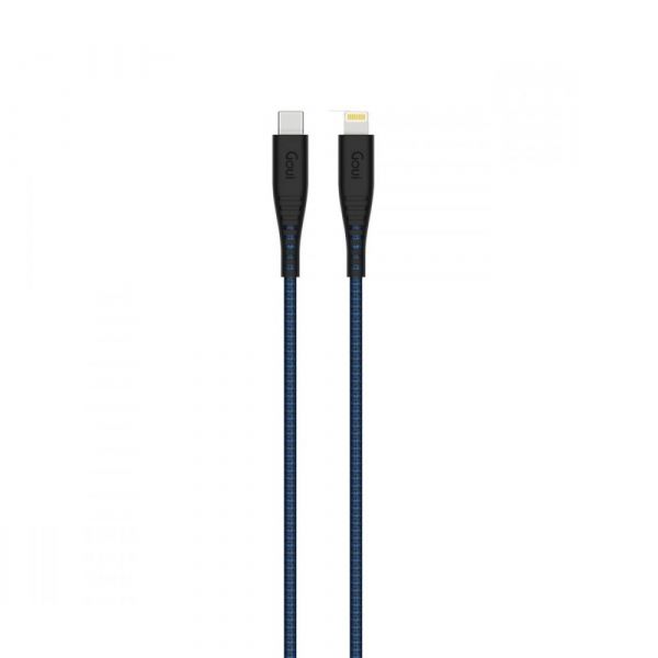 Flex USB C to Lightning Cable 1.5Mtr-White/Dark Blue