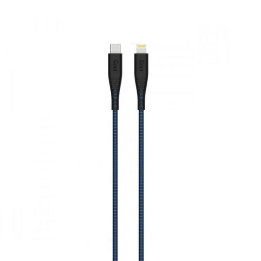 Flex USB C to Lightning Cable 1.5Mtr-White/Dark Blue